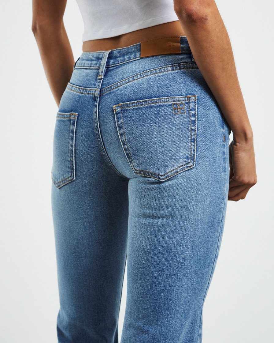 Women INSIGHT Jeans | Syd Stretch Low Rise Bootleg Jeans Salty Blue ...